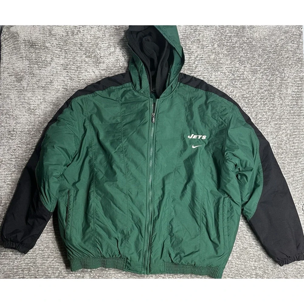 Vintage New York Jets Puffer Jacket 2000 XL Nike